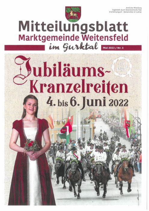 3 Mitteilungsblatt – Juni 2022 – Marktgemeinde Weitensfeld